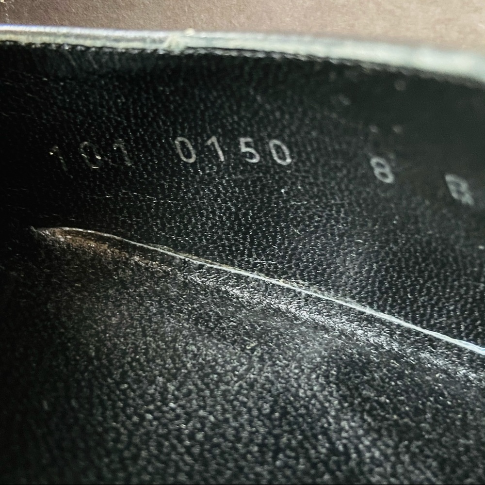 Gucci silver leather heels  ankle straps 37.5 - Picture 14 of 16